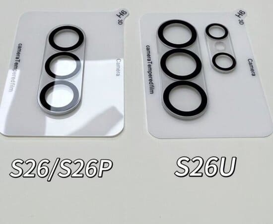 galaxy s26 series leak mostra vetri fotocamera e cover 1