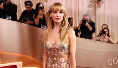 Jennifer Lawrence ai Golden Globe 2026: alzi la mano chi non ha avuto un déjà vu di Beyoncé al Met gala