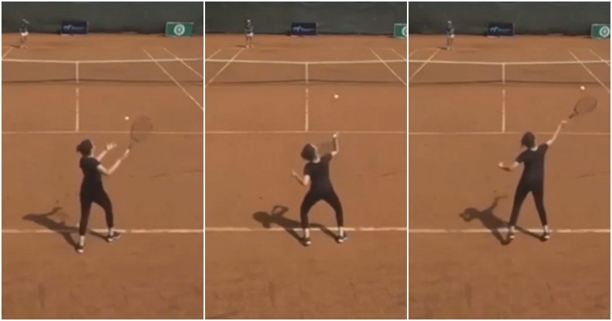 Tennista non sa giocare, ma partecipa a torneo ITF: il video