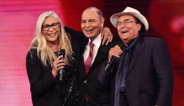 Porta a Porta festeggia 30 anni con il karaone di Mara Venier, Bruno Vespa e Al Bano