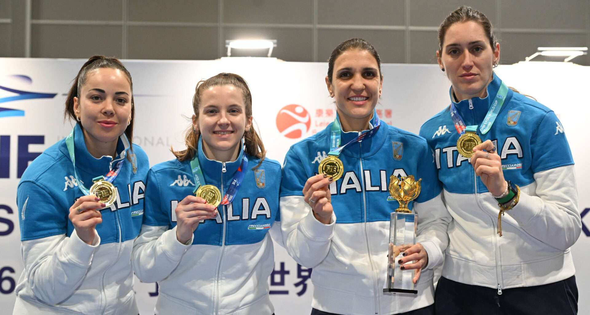 Coppa del Mondo di fioretto femminile – L’Italia ricomincia da tre: terzo oro consecutivo, la gara a squadre è solo azzurra anche a Hong Kong! E la prossima tappa è il GP di Torino