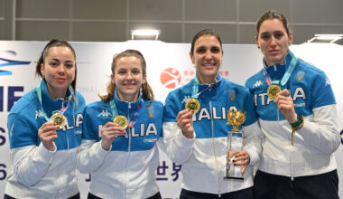 Coppa del Mondo di fioretto femminile – L’Italia ricomincia da tre: terzo oro consecutivo, la gara a squadre è solo azzurra anche a Hong Kong! E la prossima tappa è il GP di Torino