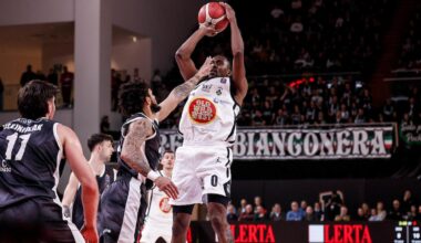 Tripla di Alibegovic a pochi secondi dalla sirena ed è trionfo Apu