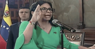 Venezuela, il giuramento di Delcy Rodriguez come presidente ad interim davanti al Parlamento
