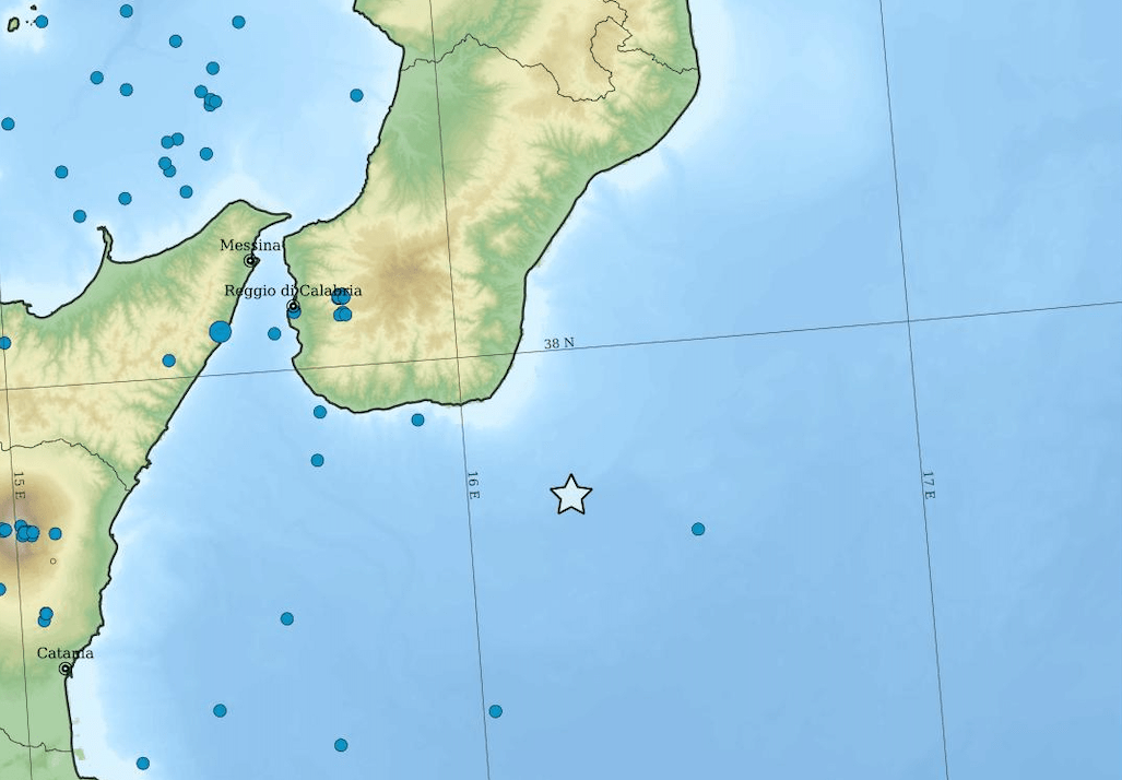 Evento sismico nel Mar Ionio, ML 5.1, 10 gennaio 2026 – INGVterremoti
