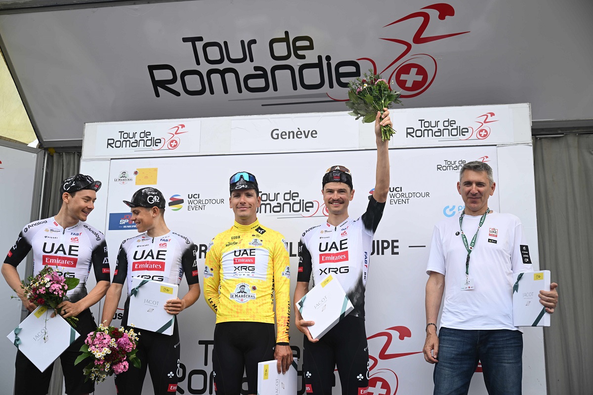 UAE Team Emirates XRG, il DS Fabrizio Guidi sospeso una settimana dopo due cartellini gialli al Tour Down Under