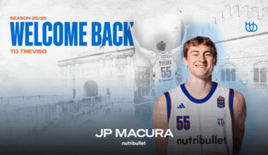 Treviso Basket, ufficiale il ritorno di JP Macura