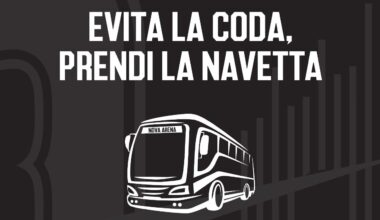 Sfida con l'Olimpia Milano verso il sold-out: navette gratuite potenziate per la Nova Arena