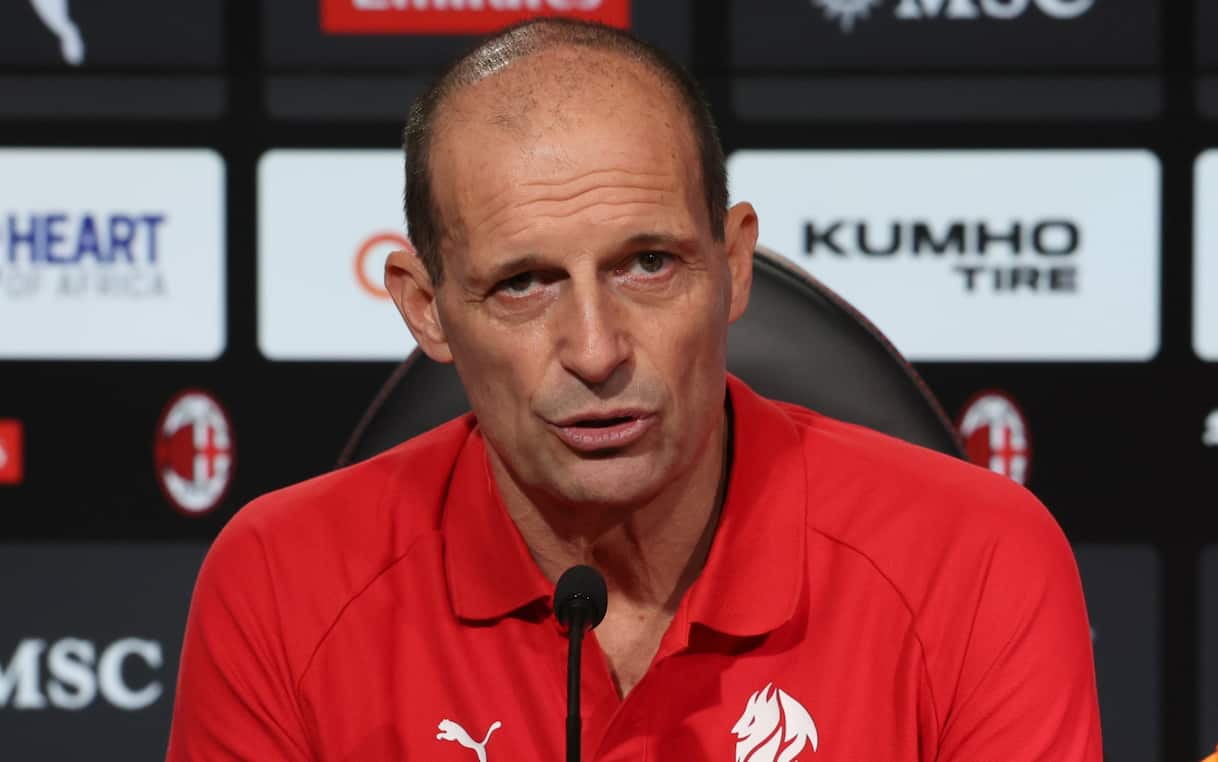 Como Milan, la conferenza di Allegri in diretta live. Video