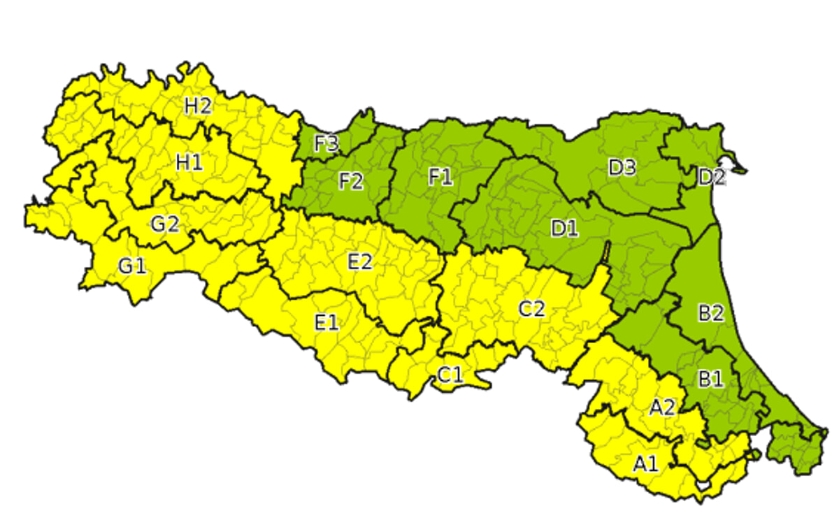 Allerta meteo temperature rigide per mercoledì 7 gennaio. Foto: Protezione Civile Emilia-Romagna Allerta meteo temperature rigide per mercoledì 7 gennaio