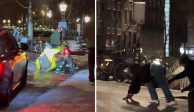 si scivola ovunque, strade come piste di pattinaggio