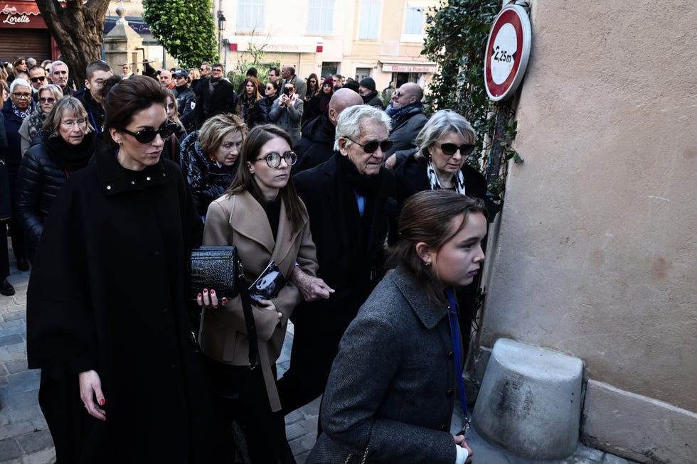 la commozione di ﻿bernard d'ormale al funerale della moglie brigitte bardot﻿