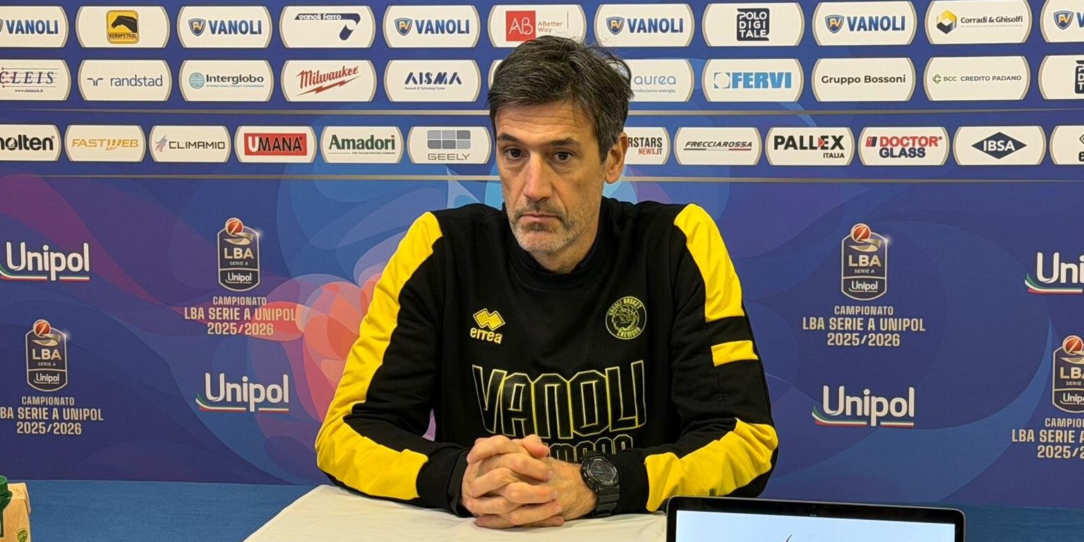 Vanoli verso Trento, Brotto: "Soffriamo l'assenza di Burns"