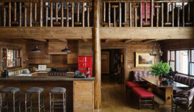 La baita di montagna di un collezionista d'arte