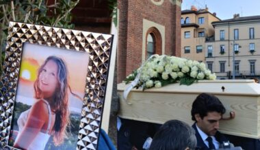 Funerale Chiara Costanzo, morta a Crans-Montana, la lettera della prof e il ricordo