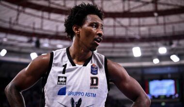 Christian Vital nella trasferta con la Pallacanestro Brescia.