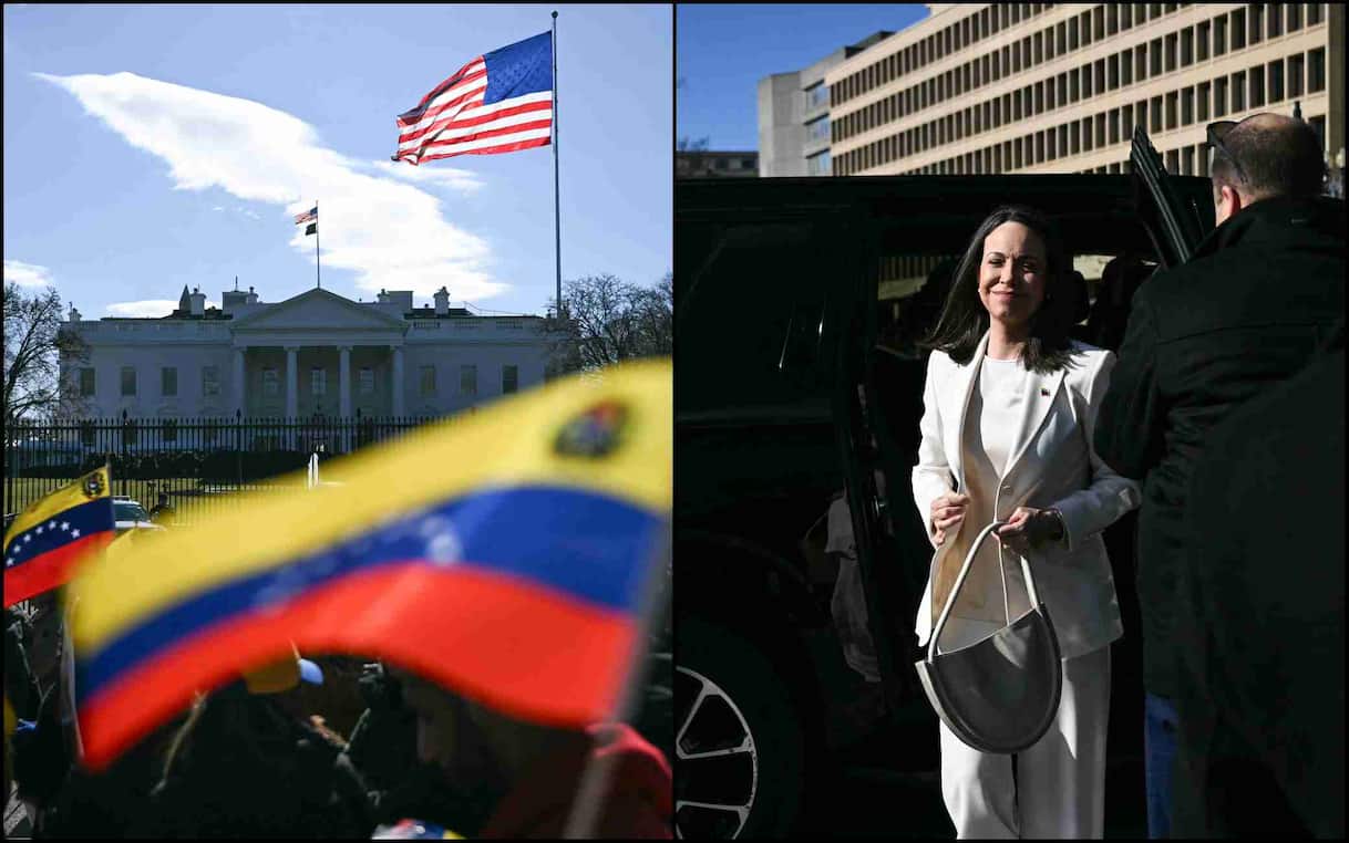 Venezuela, Machado a Washington: 'Ho consegnato il mio premio Nobel a Trump'