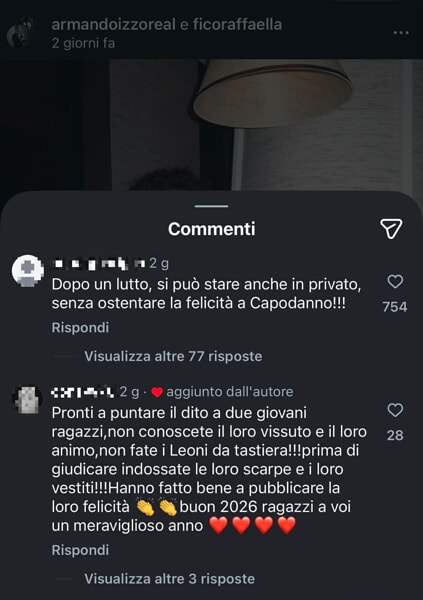 Commenti post Raffaella Fico