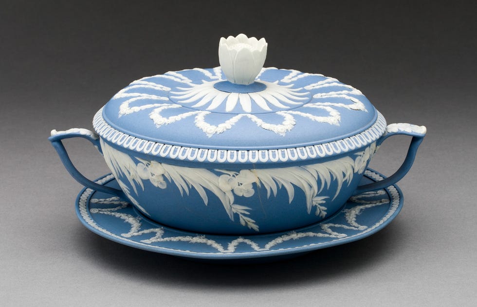 Covered Dish And Plate covered dish and plate