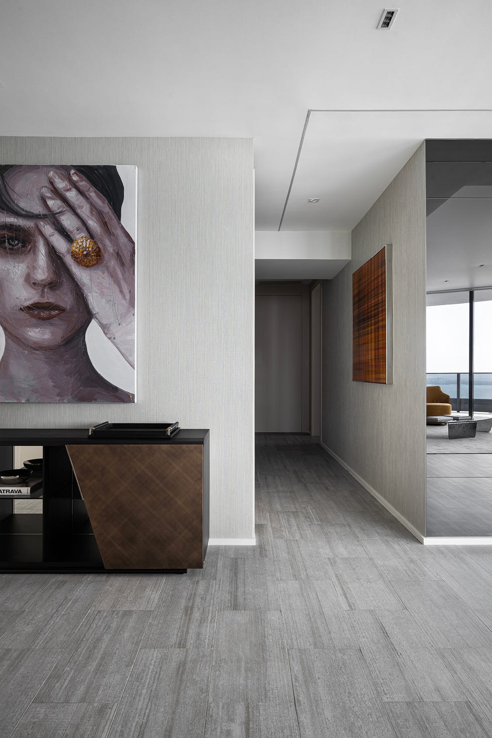 atico muy moderno con vistas de Nar Design Studio atico muy moderno con vistas de nar design studio