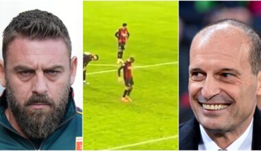 Botta e risposta De Rossi-Allegri sullo scavetto di Pavlovic