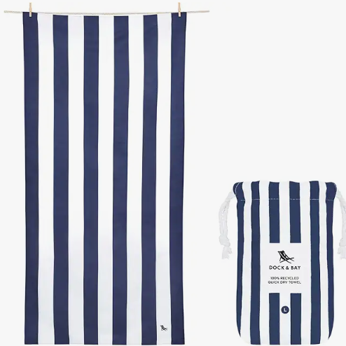 dock & bay telo mare asciugatura rapida, senza sabbia