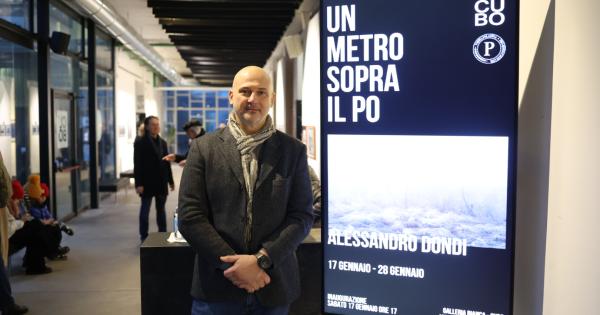 Inaugurata al Cubo la mostra di Alessandro Dondi "Un metro sopra il Po"