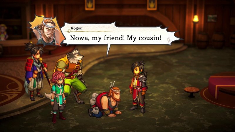 Una sequenza narrativa in Eiyuden Chronicle: Hundred Heroes