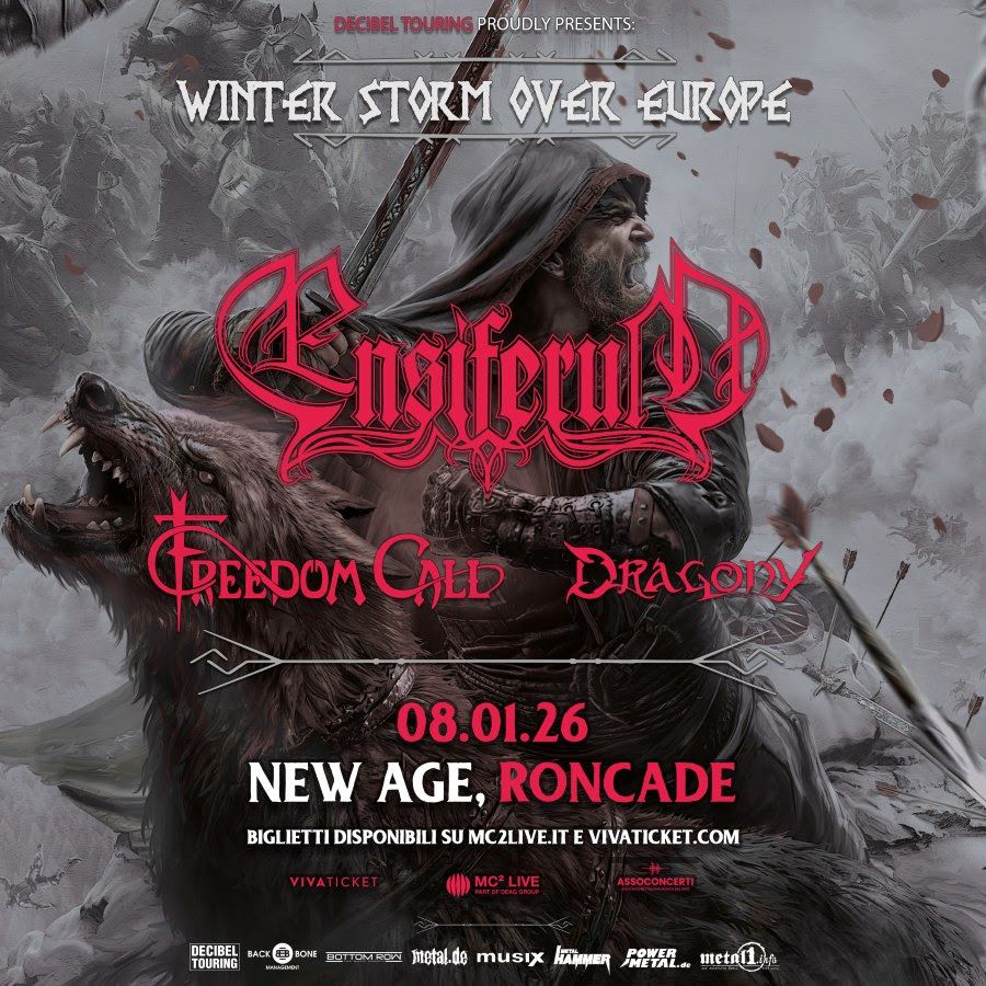 08/01/2026 - ENSIFERUM + FREEDOM CALL + DRAGONY @ New Age