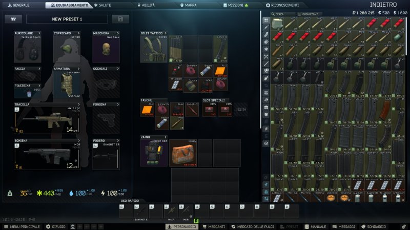 Non dovrete dimenticare di far mangiare e bere il vostro personaggio se non volete restare a secco di stamina Non dovrete dimenticare di far mangiare e bere il vostro personaggio se non volete restare a secco di stamina