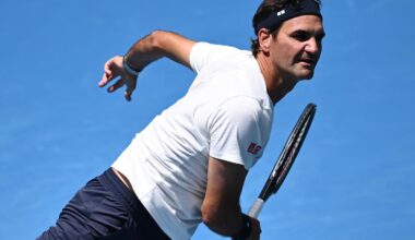 Federer, allenamento a Melbourne con Ruud sulla Rod Laver Arena. FOTO e VIDEO