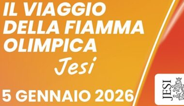 Lunedì il passaggio a Jesi della “Fiamma Olimpica”: ecco il tracciato e le modifiche alla viabilità