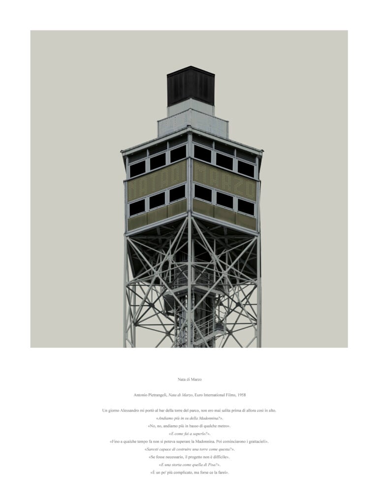 Francesco Jodice, Torre Branca, Nata di marzo, #004, 2023