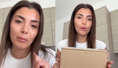 la sua reazione in un video