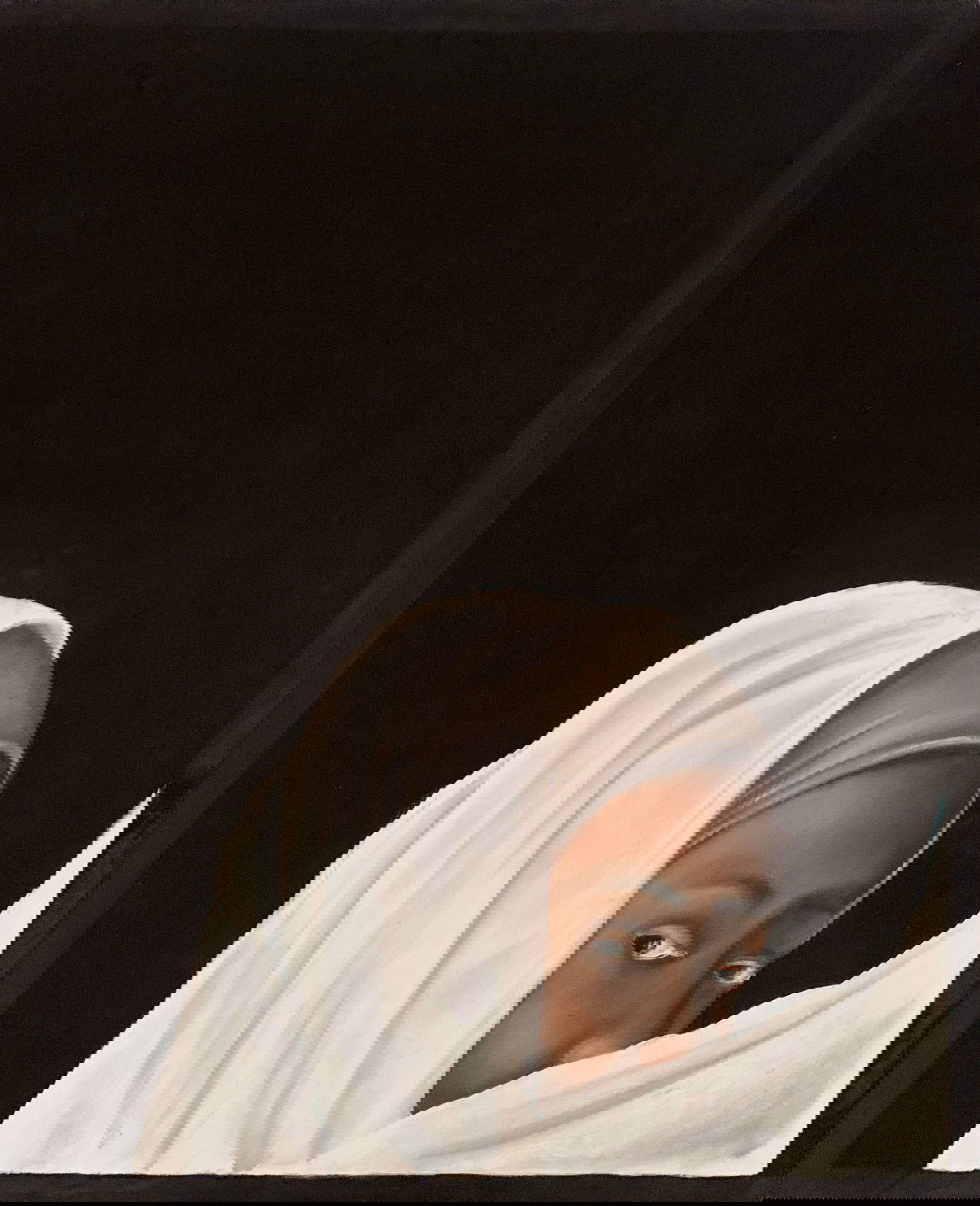 Guglielmo Aschieri, Untitled (2024; olio su tavola, 37x30cm)