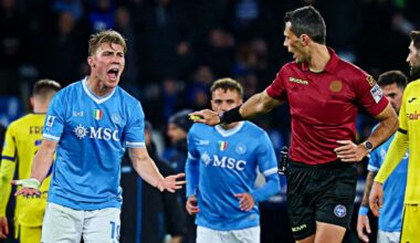 Napoli, il gol annullato a Hojlund è la morte del calcio