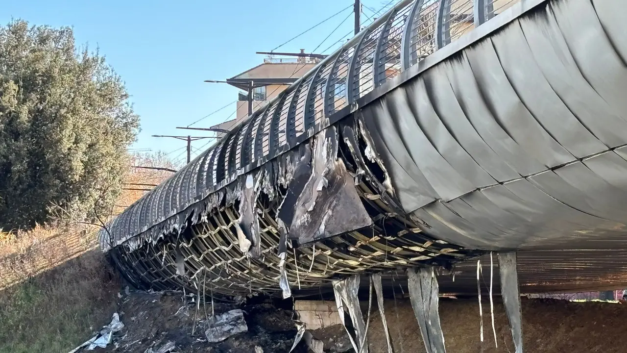 I danni dovuti all'incendio