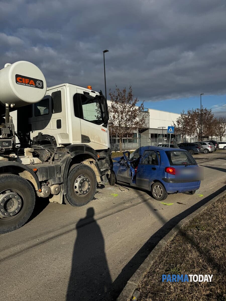 I mezzi coinvolti nell'incidente allo Spip-2