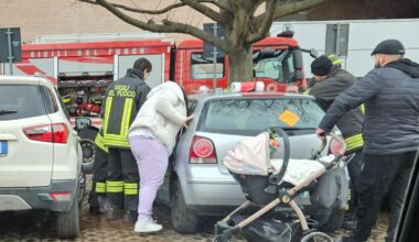 salvata dai vigili del fuoco