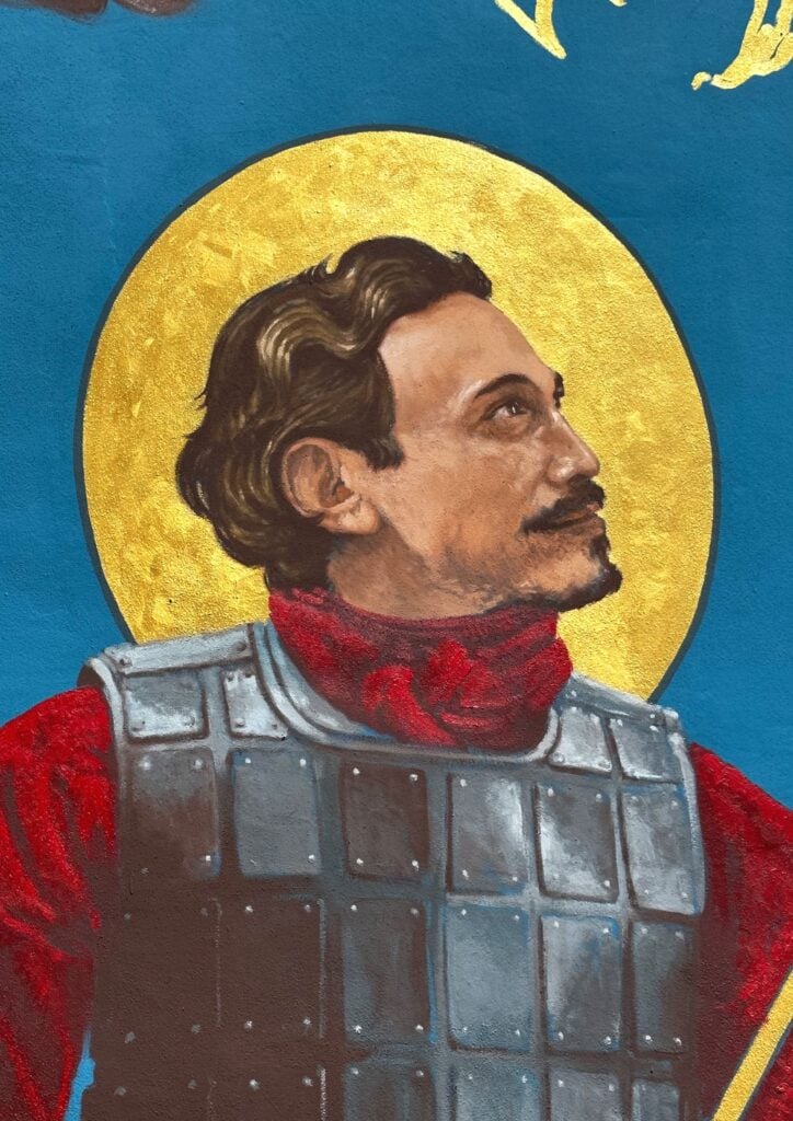 Igor Scalisi Palminteri, San Giorgio: Il trionfo della luce, Piana degli Albanesi, 2023. Courtesy l'artista