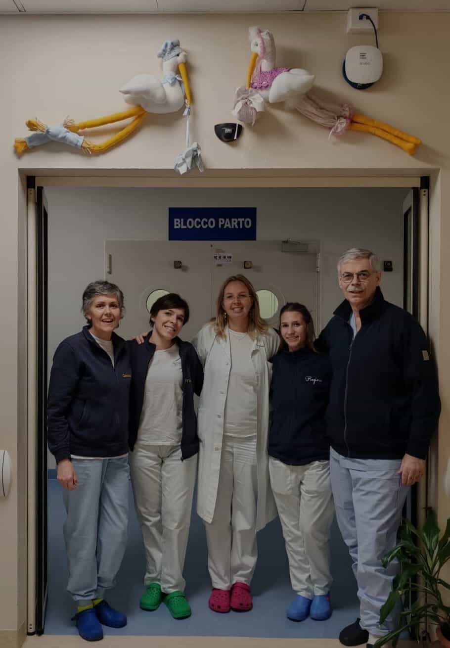 Il personale del punto nascita di Sondalo Il personale del punto nascita di Sondalo