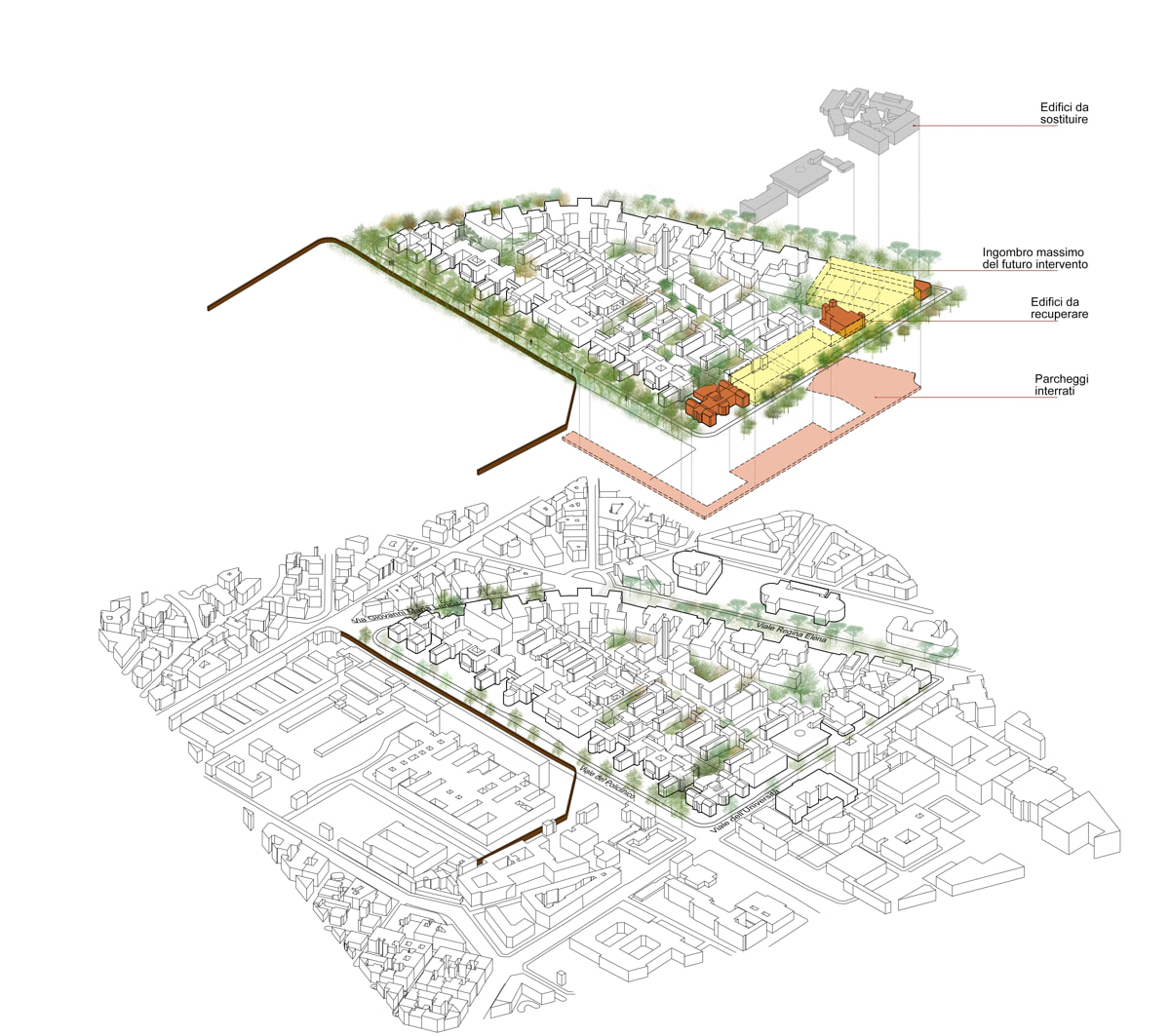 Il progetto del nuovo Umberto I -2