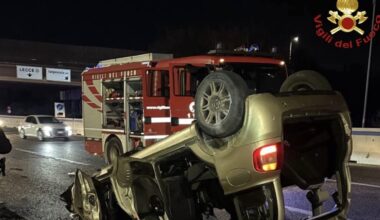 50enne incastrata nell’abitacolo, d’urgenza in ospedale
