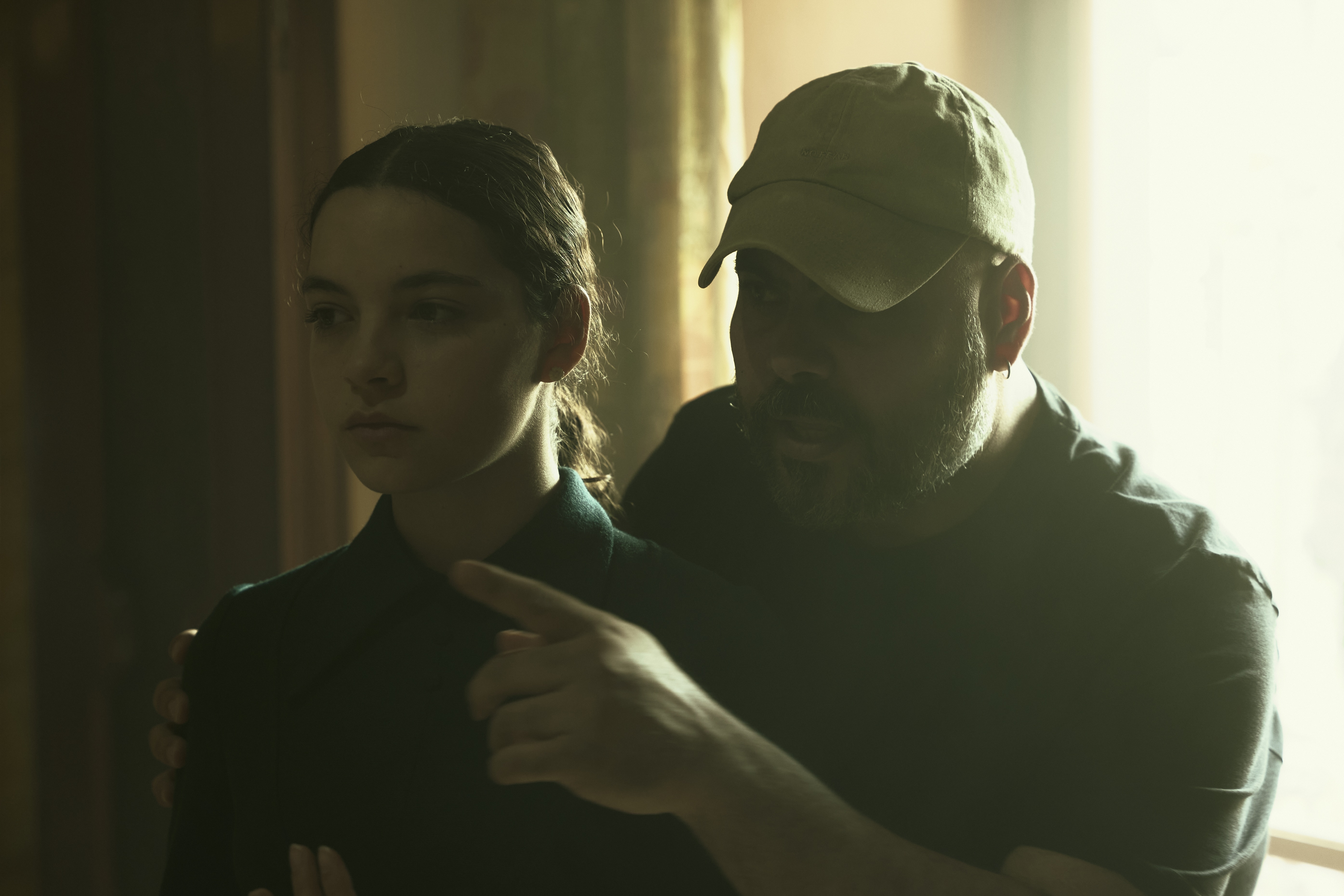 In foto Marco D'Amore con Tullia Venezia, Imma da giovane Ph MARCO GHIDELLI