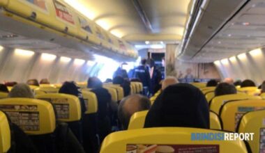 panico a bordo del volo Malpensa-Brindisi
