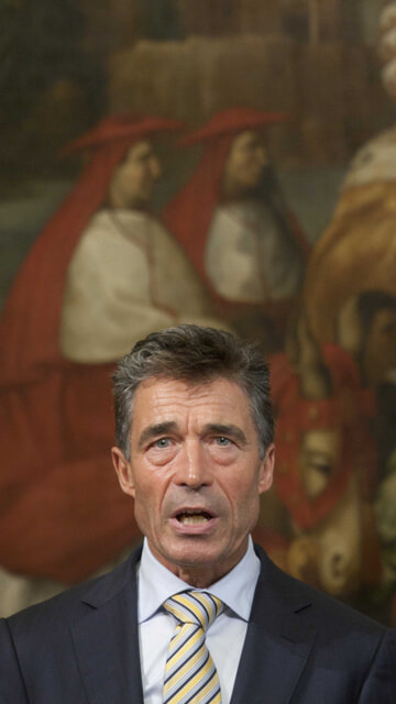 L'ex segretario generale della Nato Anders Fogh Rasmussen (LaPresse, 2013)