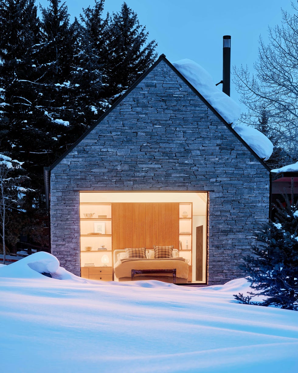 Lake Flato Aspen house lake flato aspen house exterior view of bedroom