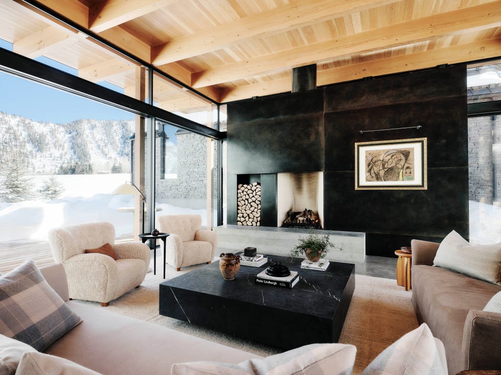 Lake Flato Aspen house lake flato aspen house living room