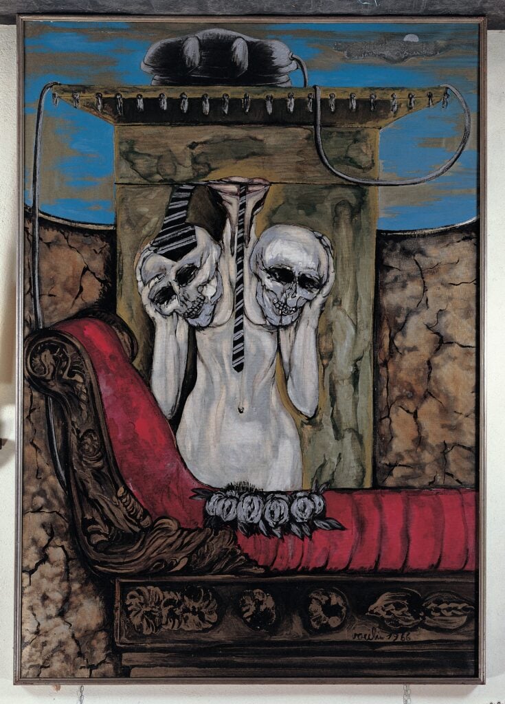 L'amante di Federico II di Hohenstaufen, 1966, Courtesy Fondazione Vacchi