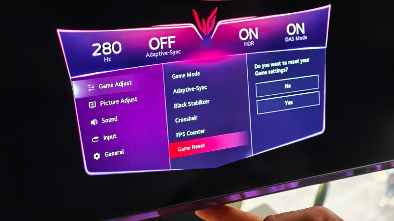 L'OSD dei monitor LG è moderna e accattivante